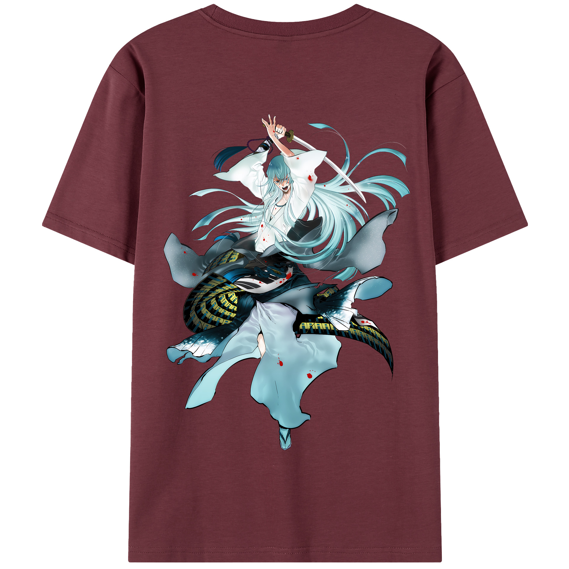 （画像用） 刀剣乱舞 Touken Ranbu 綿100％半袖Tシャツ（背面プリント）